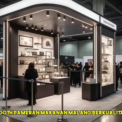 booth pameran makanan malang berkualitas